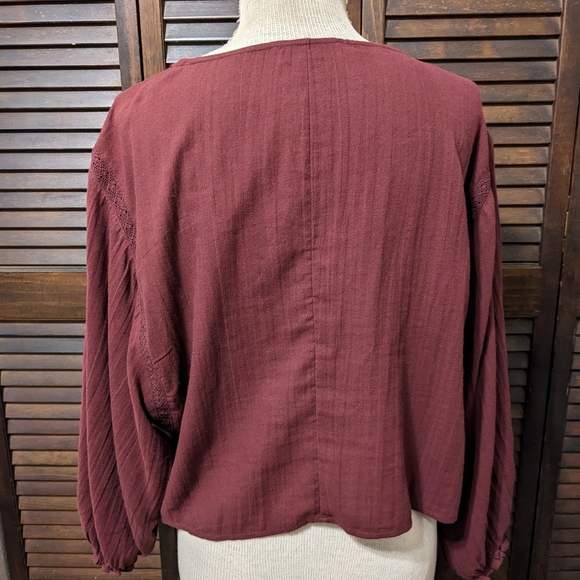 Lucky Brand Balloon Sleeve Blouse - Picture 5 of 8